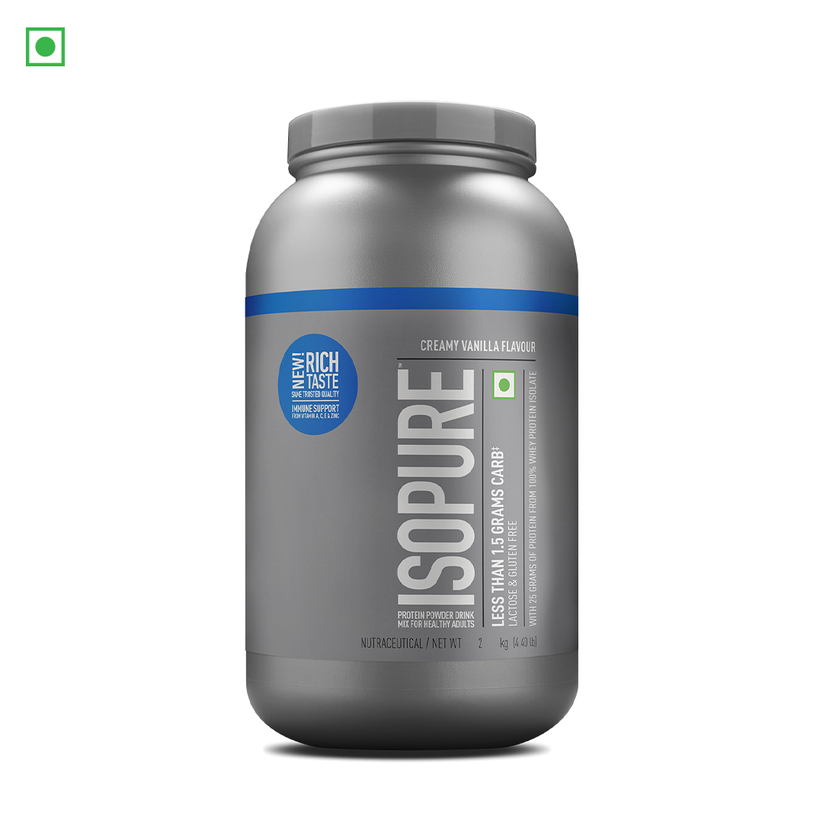 Isopure Whey Protein Isolate Powder with Vitamins for Immune Support