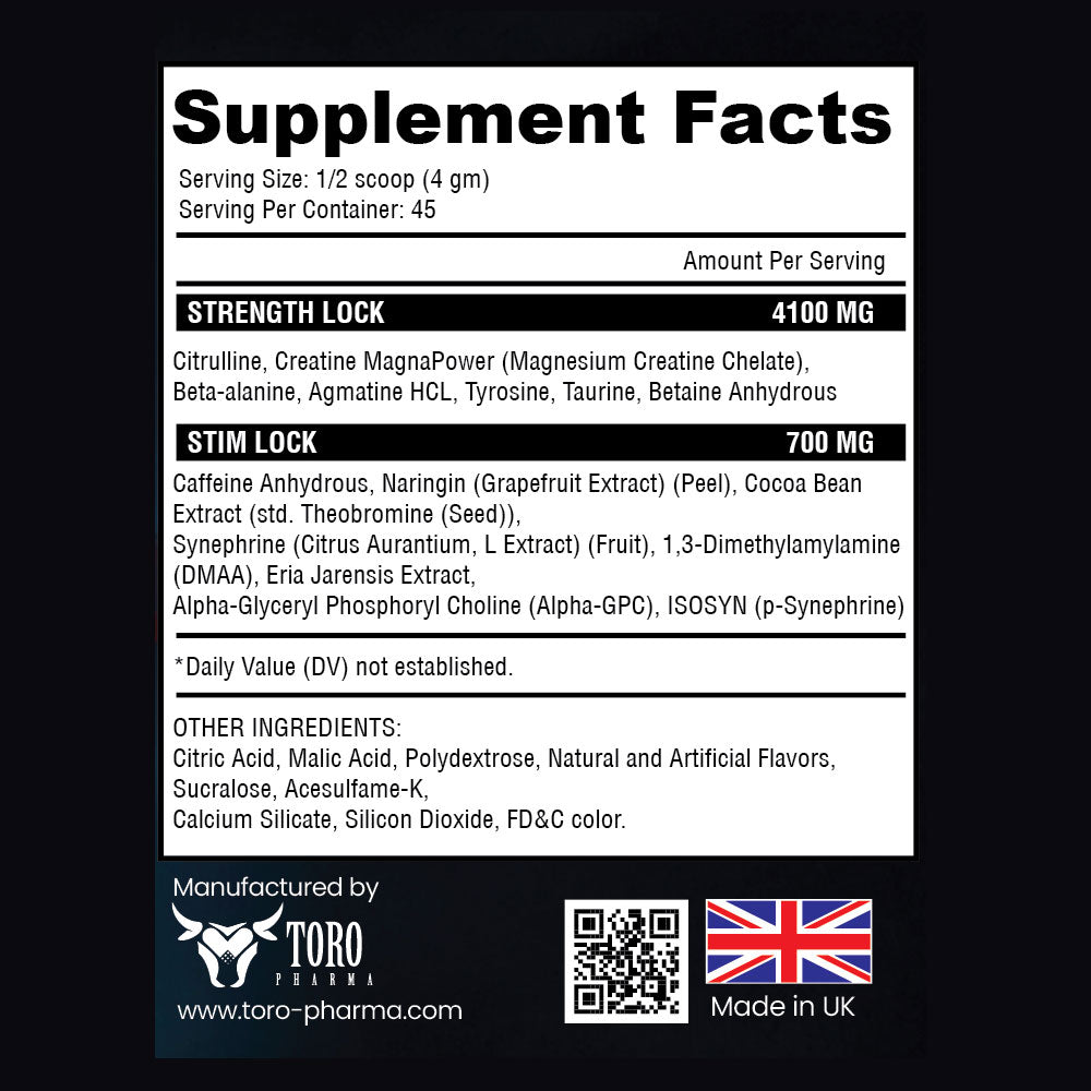 Toro Pharma Bloody Knight Pre-Workout